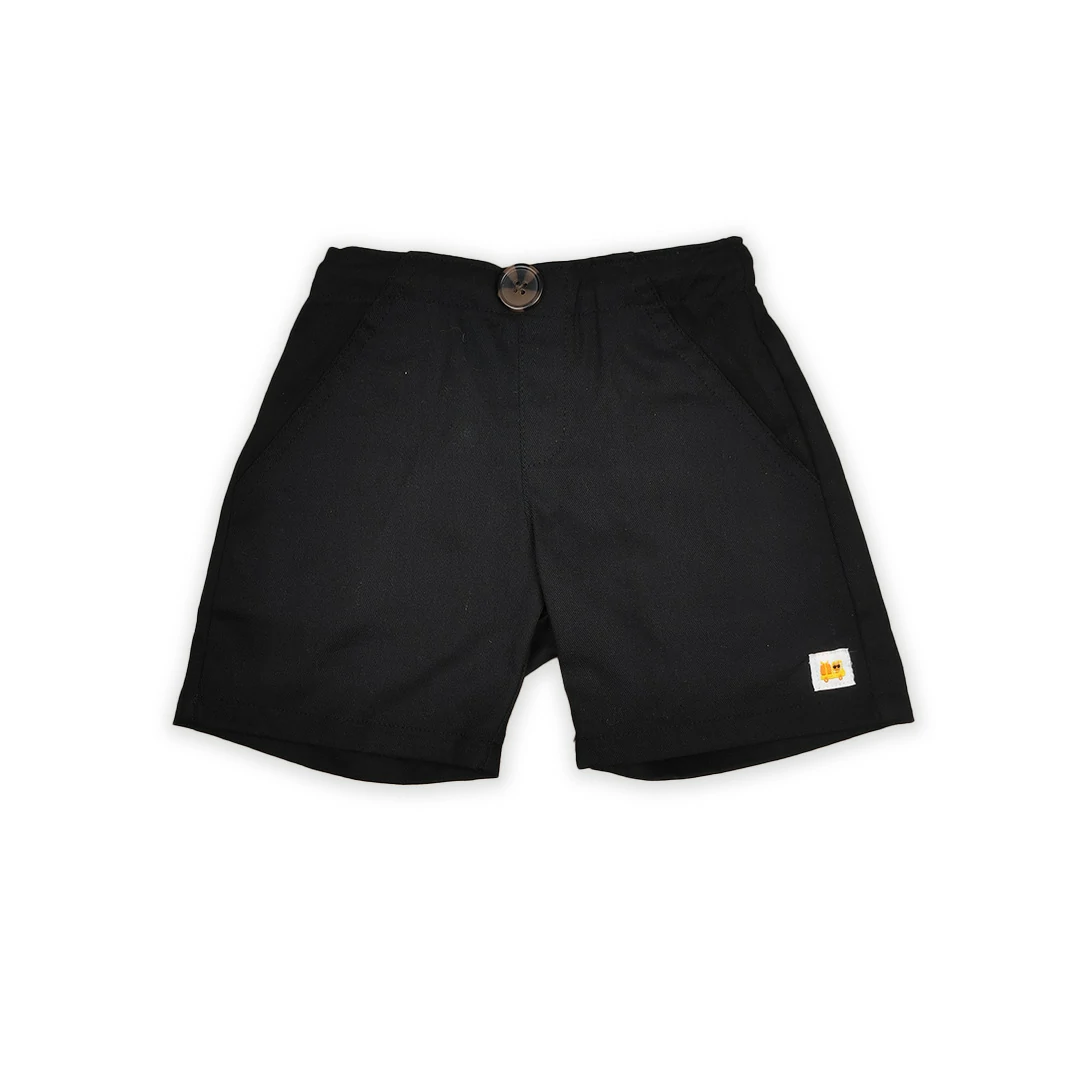 Jet Black Half Pant