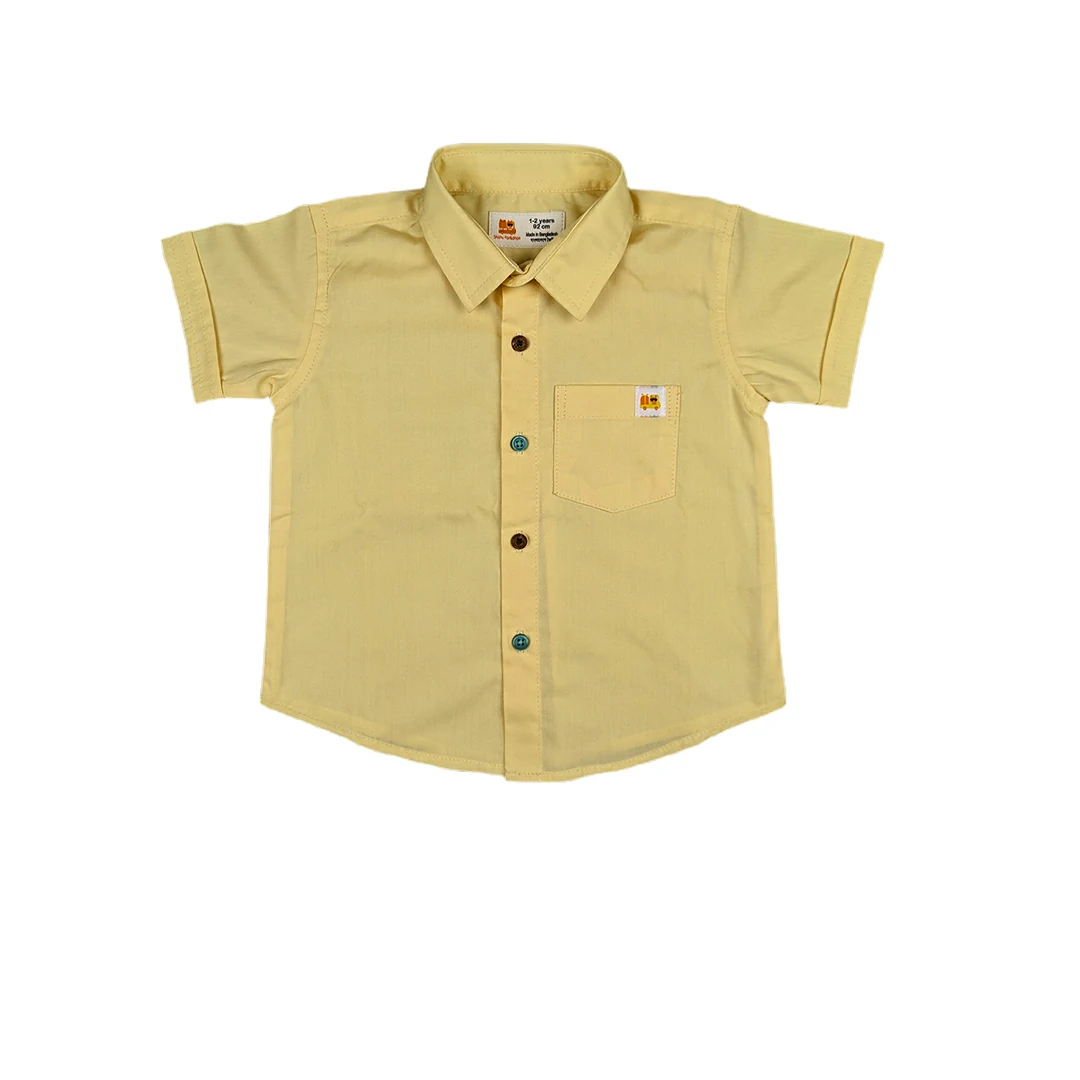 Light Yellow Half Shirt