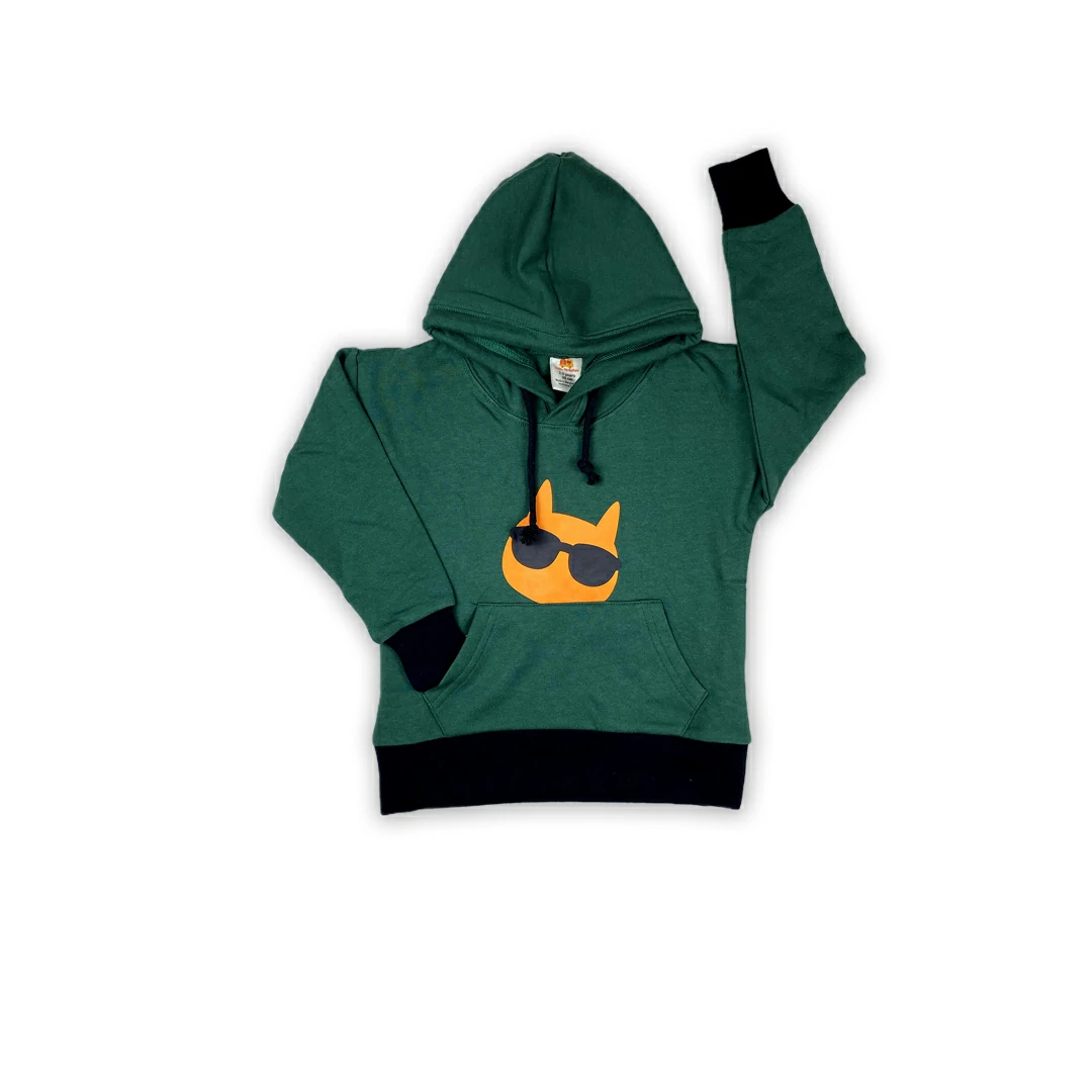 Shishu Green Hoodie