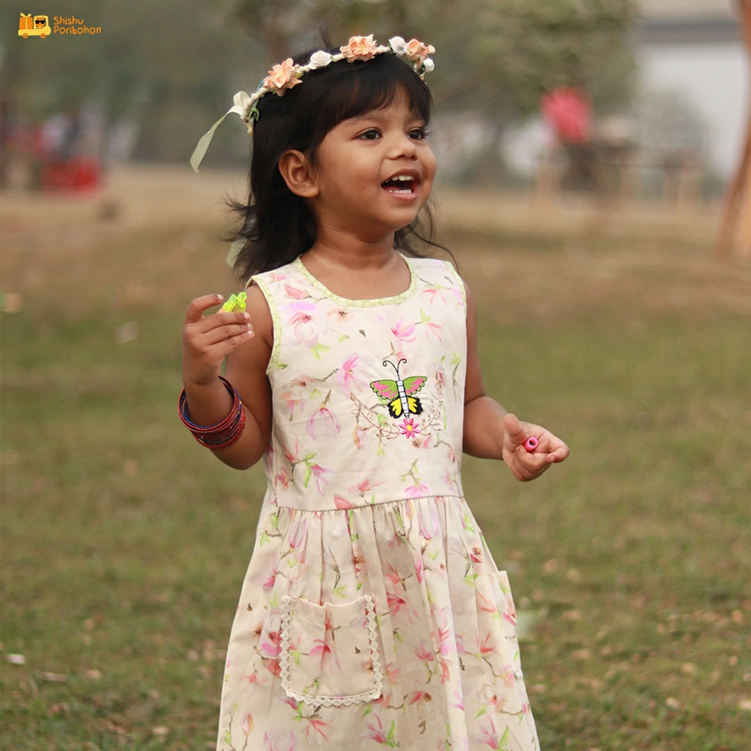 Afternoon Glory Sleeveless Frock