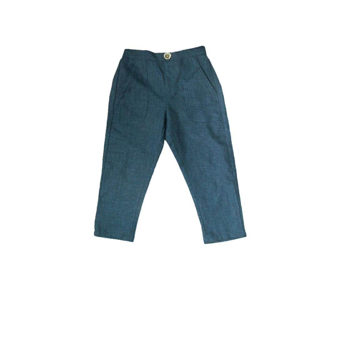 Straight Blue Full Pant