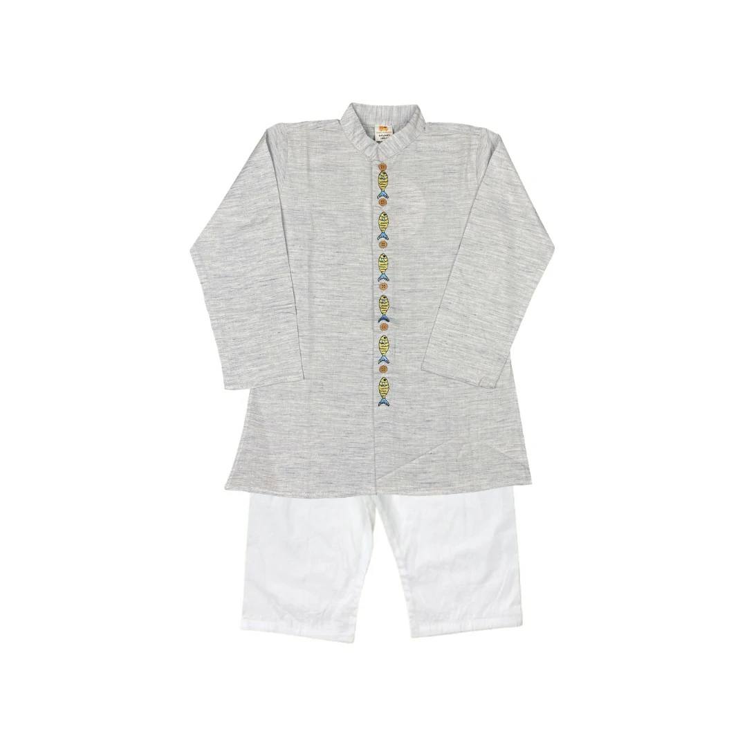Dancing Fish Panjabi Set