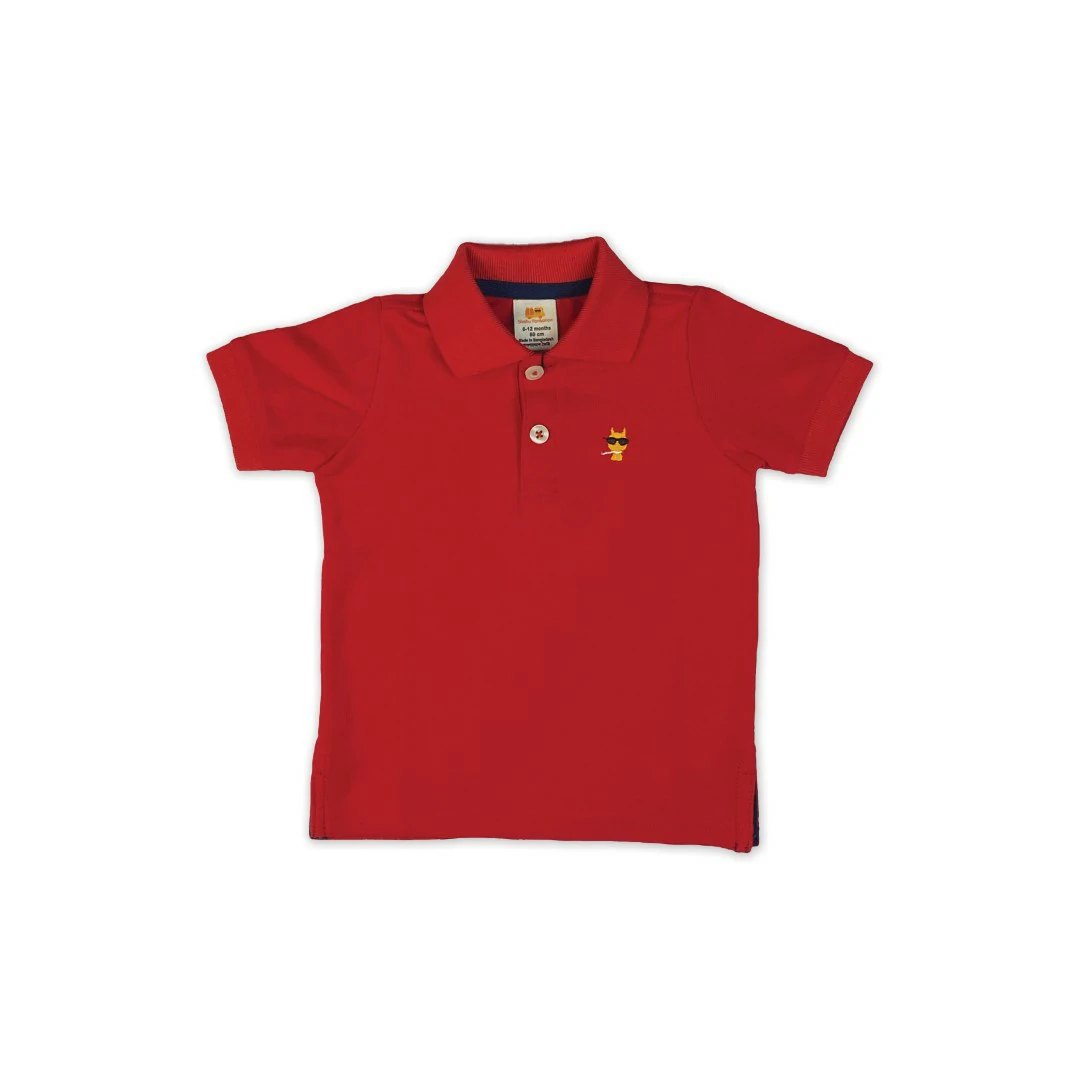 Crimson Joy Polo T-shirt