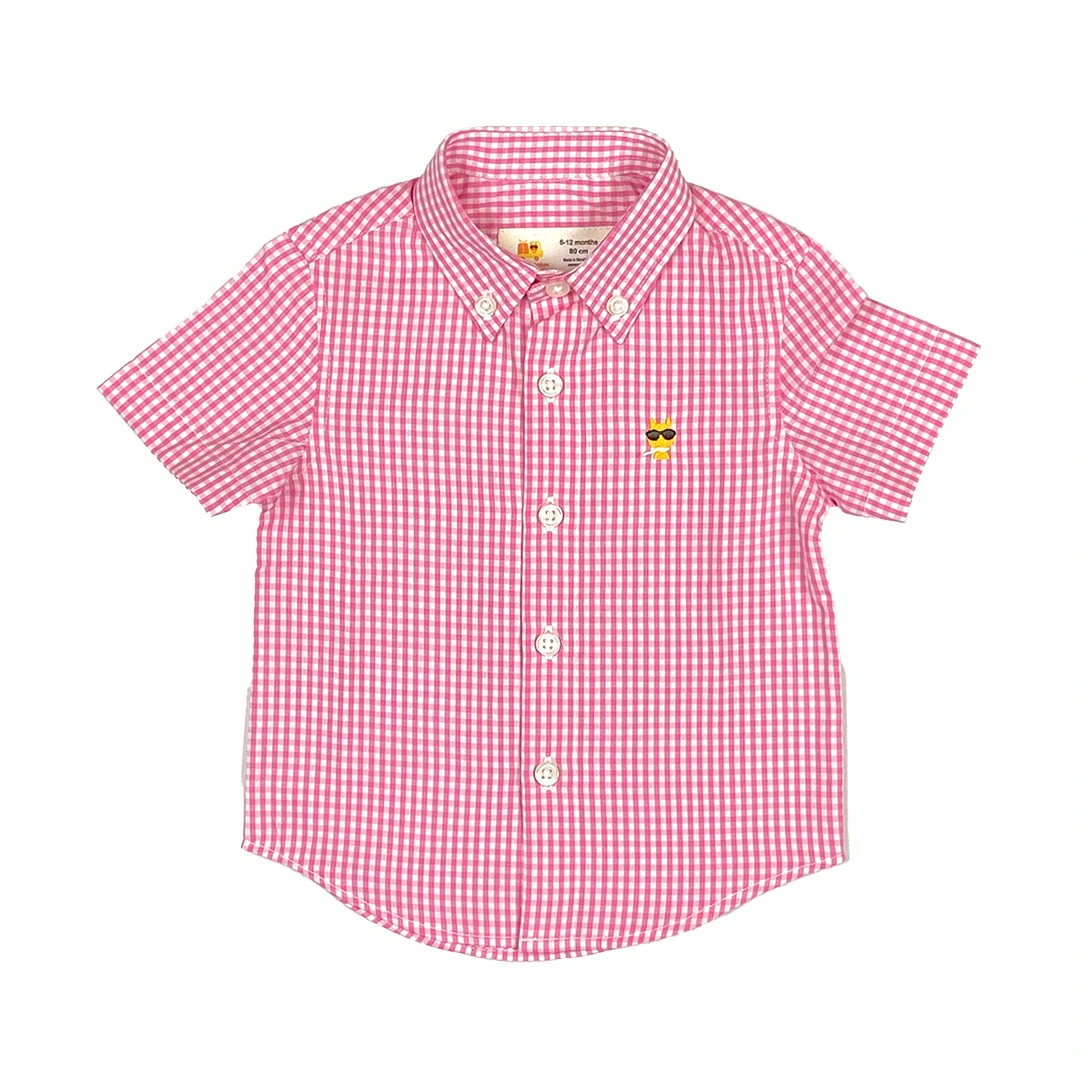 Bubblegum Square Half Shirt